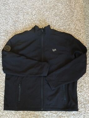 Men's Lyft 1k 1000 Collectible Black Full-Zip Fleece Lined Jacket XL